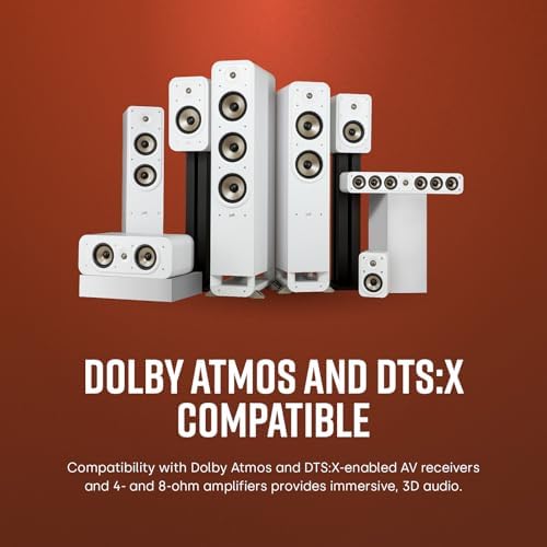 Polk Signature Elite ES20 - Altavoz de estantería, audio de alta resolución, compatible con Dolby Atmos y DTS:X, tweeter de 1 pulg y woofer de 6.5 pulg, tecnología Power Port (par, negro impactante)