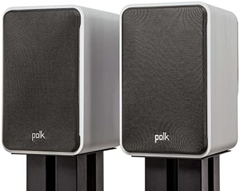 Polk Signature Elite ES20 - Altavoz de estantería, audio de alta resolución, compatible con Dolby Atmos y DTS:X, tweeter de 1 pulg y woofer de 6.5 pulg, tecnología Power Port (par, negro impactante)
