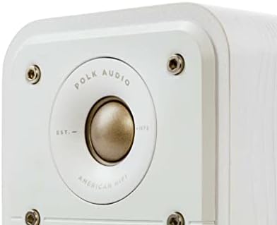Polk Signature Elite ES20 - Altavoz de estantería, audio de alta resolución, compatible con Dolby Atmos y DTS:X, tweeter de 1 pulg y woofer de 6.5 pulg, tecnología Power Port (par, negro impactante)