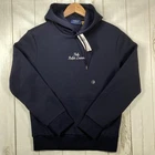 Polo Ralph Lauren Hoodie Mens Small Navy Blue Logo Pullover NWT Retail   150