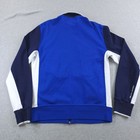 Polo Ralph Lauren Jacket Mens Small Blue White Colorblock Full Zip Track Sweater