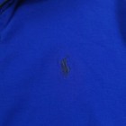 Polo Ralph Lauren Jacket Mens Small Blue White Colorblock Full Zip Track Sweater