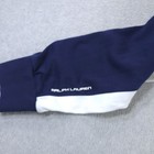 Polo Ralph Lauren Jacket Mens Small Blue White Colorblock Full Zip Track Sweater