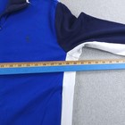 Polo Ralph Lauren Jacket Mens Small Blue White Colorblock Full Zip Track Sweater