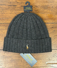 Polo Ralph Lauren Men s Beanie Skull Cap NWT Black Gray Tan