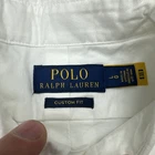 Polo Ralph Lauren Oxford Sport Shirt White Brand New Retail  125 00 Size  Large