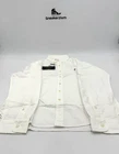 Talla L- Camisa deportiva Oxford Polo Ralph Lauren blanca nueva. Precio de venta: $125.00
