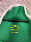 Talla S - Polo Ralph Lauren Track Jacket Men Medium Double Knit Green Performance Full Zip