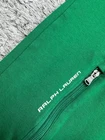Talla S - Polo Ralph Lauren Track Jacket Men Medium Double Knit Green Performance Full Zip