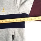 Chaqueta deportiva Polo Ralph Lauren para hombre, talla pequeña, gris, color block, cremallera completa, cuello alto