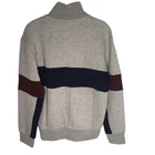 Chaqueta deportiva Polo Ralph Lauren para hombre, talla pequeña, gris, color block, cremallera completa, cuello alto