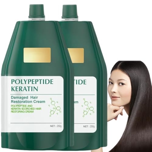 Polypeptide Keratin Polipeptide Keratin Crema De Polipeptidos Y Keratina Crema De PolipéPtidos Y Queratina   Alisado Intenso Y ReparacióN Capilar Profunda For Dry Damaged Hair  2PC 