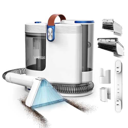 Portable Carpet Cleaner Machine  Carpet Shampooer  15Kpa Upholstery Cleaner with 3 Tools  54oz Large Water Tank  16 4ft Power Cord  Spot and Stain Deep Cleaner for Rug  Couches  Car Blue