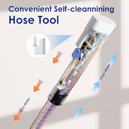 Portable Carpet Cleaner Machine  Carpet Shampooer  15Kpa Upholstery Cleaner with 3 Tools  54oz Large Water Tank  16 4ft Power Cord  Spot and Stain Deep Cleaner for Rug  Couches  Car Blue