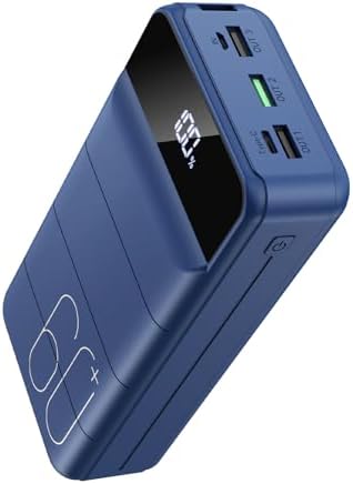 Portable Charger Power Bank 60000mAh Fast Charging 22 5W PD4 0 & QC 4 0 with USB C Battery Pack Charger Portable High Capacity Portable Phone Charger Power Bank for iPhone Samsung Travel  Black