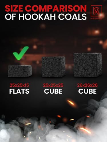 Juego de cachimba portátil con todo, cachimba acrílica YADO, carbón de coco para cachimba, 30 unidades, quemador de carbón para cachimba para cachimba - Torre de fuego premium