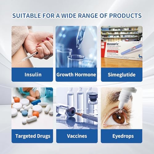 Portable Insulin Cooler Box Smart Rechargeable Mini Medical Case for Insulin  Vaccines  and Medications  36 6 cu in Capacity  LCD Display Travel Drug Cooler for Insulin  FAA Approved