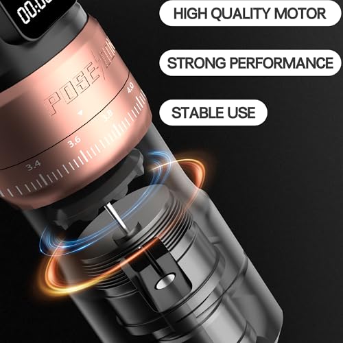 Poseidon Tattoo Gun Kit Wireless Machine Kit 7 Strokes Length with 2pcs 2300mAh Batteries Power Supply 11 Tattoo Ink 20 Pcs Tattoo Needle Cartridges for Beginner and Artist