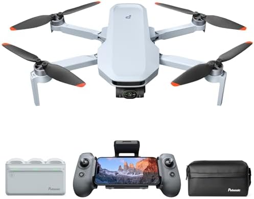 Potensic ATOM 2 Drone with Camera for Adults 4K Video  8K Photo  Under 249g  3 Axis Gimbal  10KM Transmission  AI Track  Vertical Shooting  AI Night Shot  QuickShots  Fly More Combo  96 Min Flight 