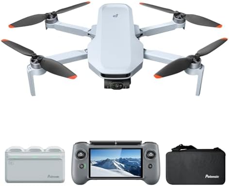 Potensic ATOM 2 Drone with Camera for Adults 4K Video  8K Photo  Under 249g  3 Axis Gimbal  10KM Transmission  AI Track  Vertical Shooting  AI Night Shot  QuickShots  Fly More Combo  96 Min Flight 