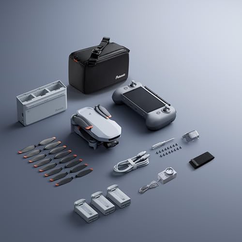 Potensic ATOM 2 Drone with Camera for Adults 4K Video  8K Photo  Under 249g  3 Axis Gimbal  10KM Transmission  AI Track  Vertical Shooting  AI Night Shot  QuickShots  Fly More Combo  96 Min Flight 