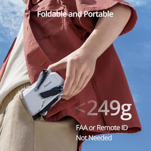 Potensic ATOM 3 Axis Gimbal 4K GPS Drone  Under 249g  32 Mins Flight  6KM Long Range Transmission  Visual Tracking  4K/30FPS QuickShots  12MP Photo  Lightweight and Foldable for Adults Beginners