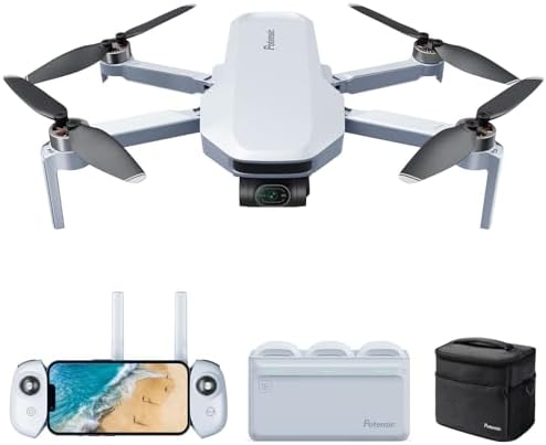 Potensic ATOM 3 Axis Gimbal 4K GPS Drone  Under 249g  96 Mins Flight  Max 6KM Transmission  Visual Tracking  4K/30FPS QuickShots  Lightweight for Adults and Beginners  Fly More Combo