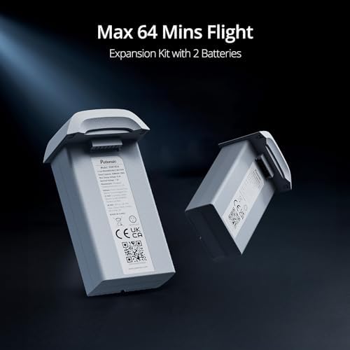 Potensic ATOM 3 Axis Gimbal 4K GPS Drone  Under 249g  96 Mins Flight  Max 6KM Transmission  Visual Tracking  4K/30FPS QuickShots  Lightweight for Adults and Beginners  Fly More Combo