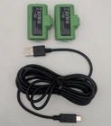Kit oficial de PowerA para jugar y cargar para Xbox Series XS y Xbox One, USB-C verde
