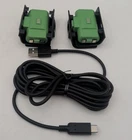 Kit oficial de PowerA para jugar y cargar para Xbox Series XS y Xbox One, USB-C verde