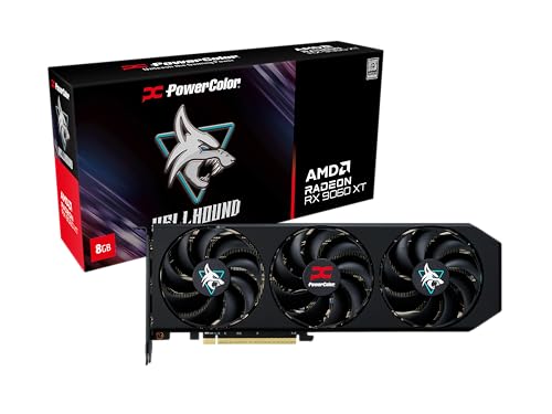 PowerColor Hellhound AMD Radeon RX 9060 XT 8GB GDDR6 AMD Radeon RX 9060 XT