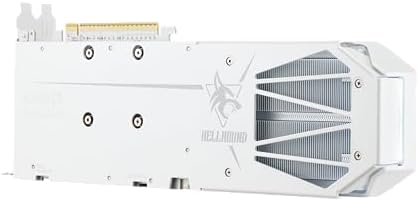 PowerColor Hellhound Spectral White AMD Radeon RX 9060 XT 16GB GDDR6 Graphics Card