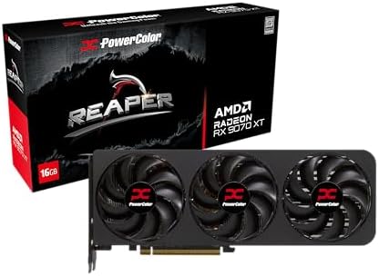 PowerColor Hellhound Spectral White AMD Radeon RX 9060 XT 16GB GDDR6 Graphics Card