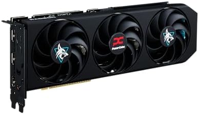PowerColor Hellhound Spectral White AMD Radeon RX 9060 XT 16GB GDDR6 Graphics Card
