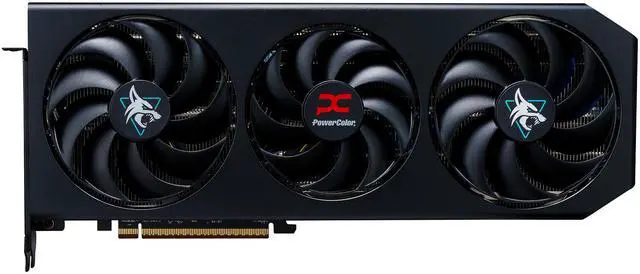 PowerColor Hellhound Radeon RX 9070 XT 16GB 256-Bit GDDR6 PCI Express 5.0 RDNA 4 Graphics Card RX9070XT 16G-L/OC