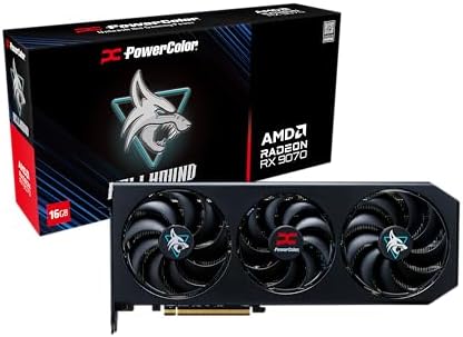 PowerColor Hellhound AMD Radeon RX 9060 XT 16GB GDDR6