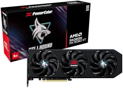 PowerColor Hellhound AMD Radeon RX 9060 XT 16GB GDDR6