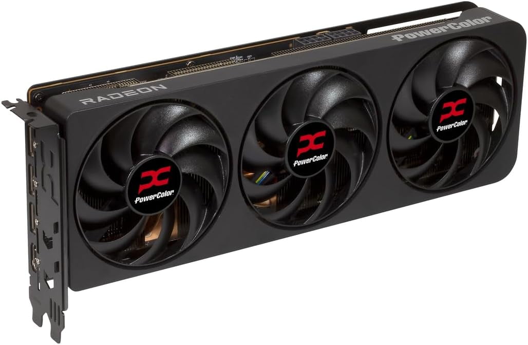 PowerColor Reaper AMD Radeon RX 9070 XT 16GB GDDR6 Triple Fan PCIe 5 0 Gaming Graphics Card