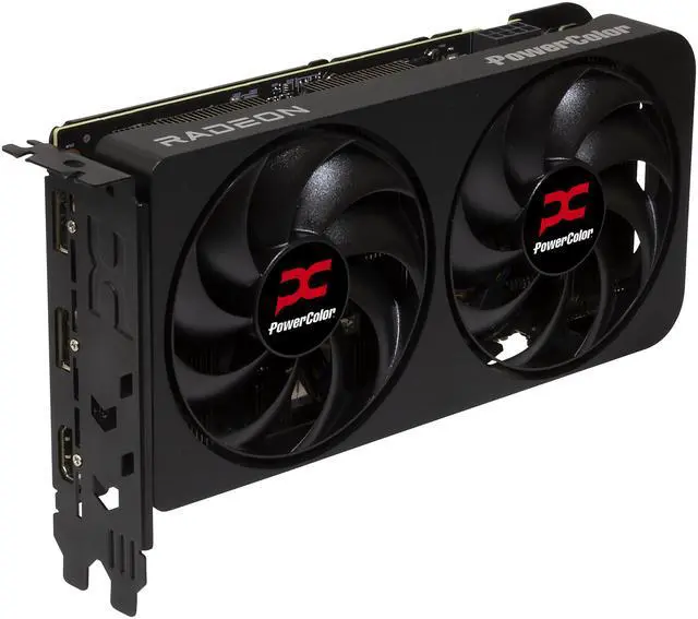 PowerColor Reaper Radeon RX 9060 XT 16GB GDDR6 PCI Express 5 0 x16 ATX Video Card RX9060XT 16G A