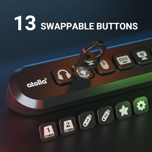 Powered USB Hub  atolla 7 Port USB 3 0 hub  6 Superspeed Transfer Ports  1 Fast Charging Port  with Swappable Illuminated Icon Switch and 12V/3A Power Adapter for Windows  MacOS  ChromeOS  Linux