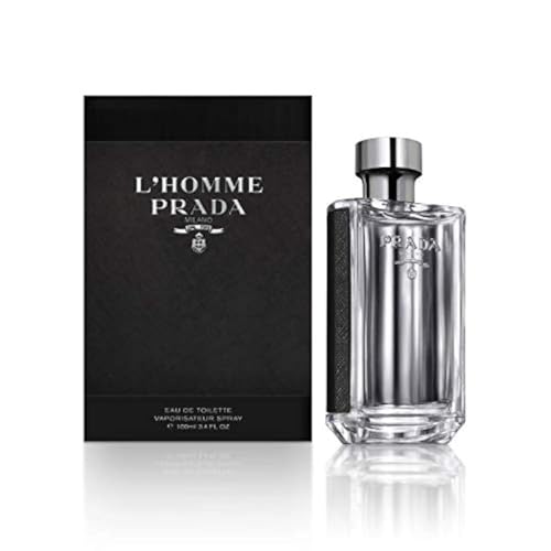 Prada LHomme For Men Eau De Toilette Spray  3 3 Fluid Ounce  Packaging may vary