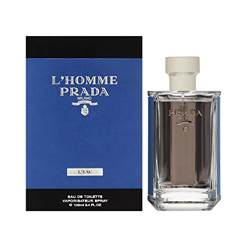 Prada LHomme For Men Eau De Toilette Spray  3 3 Fluid Ounce  Packaging may vary