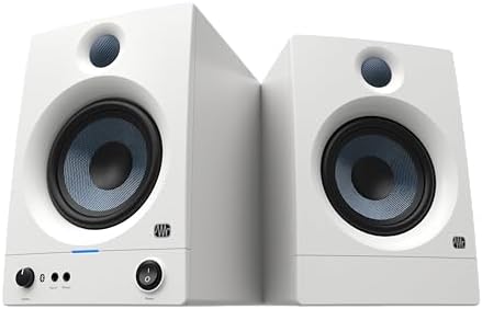 PreSonus Eris 5BT White 5 25 inch Media Reference Monitors with Bluetooth Wireless Technology