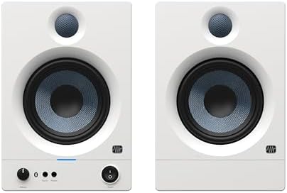 PreSonus Eris 5BT White 5 25 inch Media Reference Monitors with Bluetooth Wireless Technology