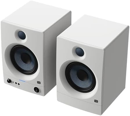 PreSonus Eris 5BT White 5 25 inch Media Reference Monitors with Bluetooth Wireless Technology