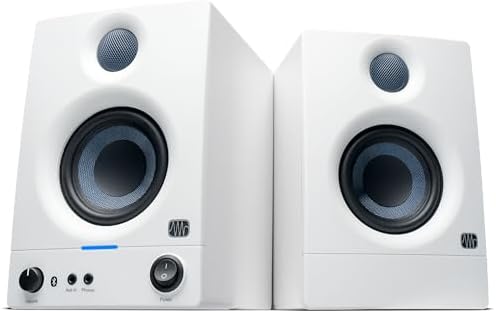 PreSonus Eris 5BT White 5 25 inch Media Reference Monitors with Bluetooth Wireless Technology