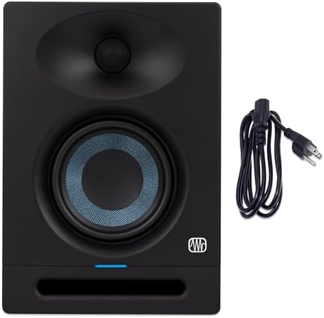 PreSonus Eris Studio 4 Monitor de estudio activo de 2 vías de 4,5 pulgadas con guía de ondas EBM