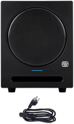 PreSonus Eris Sub 8BT   8 Inch Powered Subwoofer  Powered Sub  Active Subwoofer  Wireless  Bluetooth  Home Audio  Bass Speaker  Home Theater  Music Production  Gaming