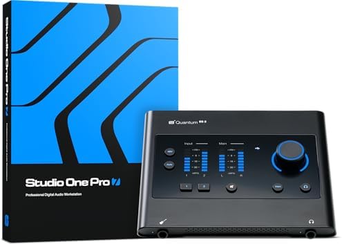 PreSonus Quantum ES 2 USB C Audio Interface with Studio One Pro Software