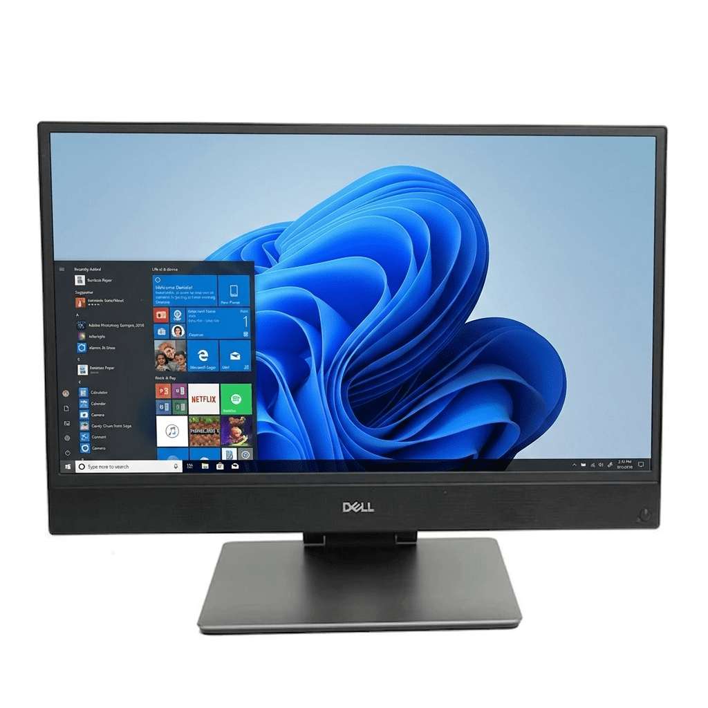 Pre Owned Dell OptiPlex 5260 All in One PC   Intel Core i7 8700   16GB RAM   1TB Storage  256GB SSD   750GB HDD    Windows 11 Pro   Wi Fi   23 8" Display   23 8" Display   Wireless keyboard